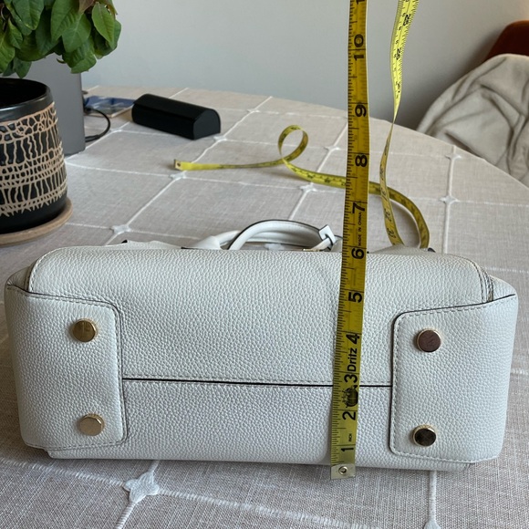 Michael Kors Mercer Pebbled Leather Satchel - Picture 11 of 13